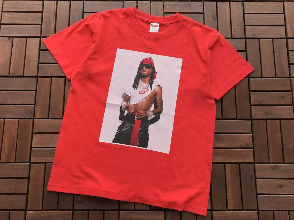 Supreme Playboi Carti Graphic T-Shirt Red