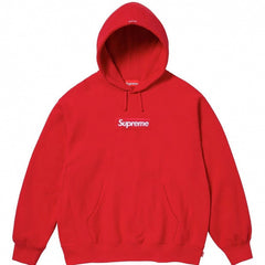 Supreme Box Logo Hooded Sweatshirt - Red