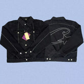 Corteiz Heavyweight Denim Jacket Black