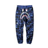BAPE Shark Head 3D Printed Casual Loose Sports Sweatpants