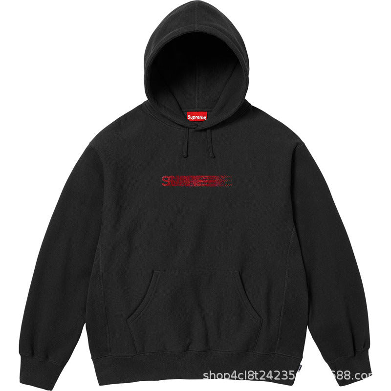 Supreme Motion Logo Hooded Sweatshirt - Black