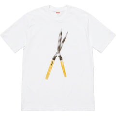 Supreme Garden Shears Tee – White / Yellow