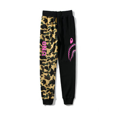BAPE Shark Head Pants 3D Printed Casual Loose Men's and Women's Sports Casual Sanitary Pants Order Light Mature Casual Mid Waist (17)
