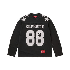 Supreme x Playboy L/S Football Top – Black