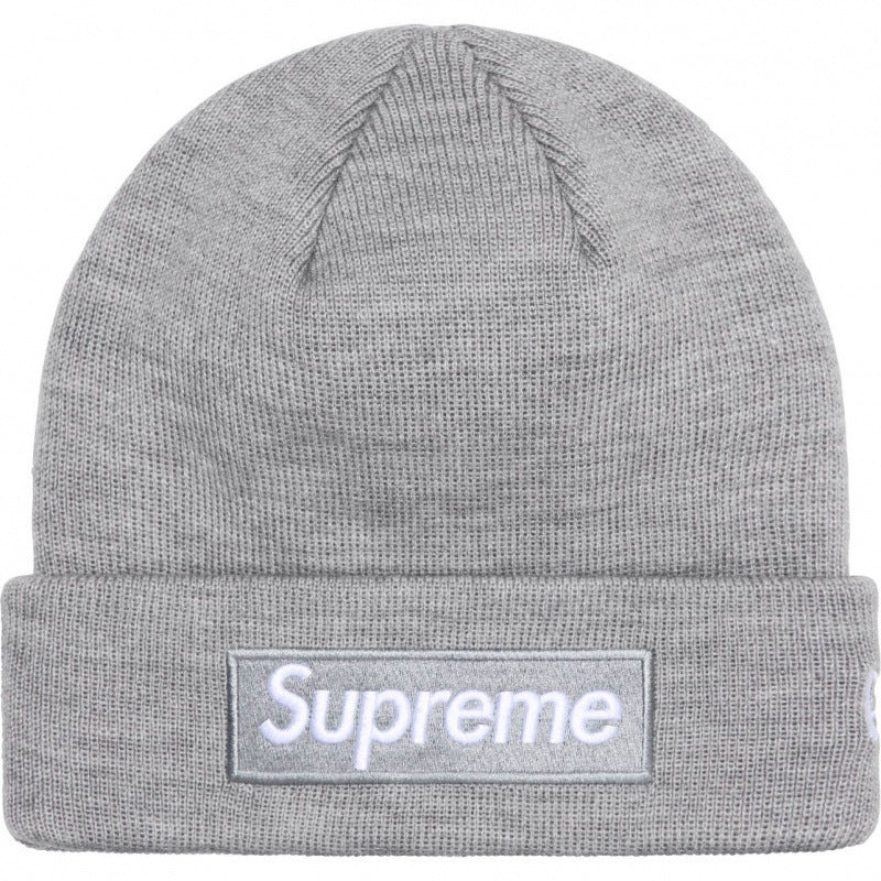 Supreme Grey Box Logo Beanie