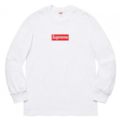 Supreme Box Logo Long Sleeve Tee - White