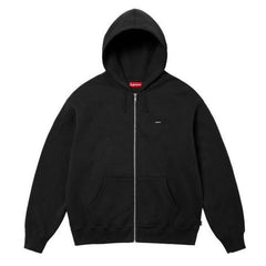 Supreme Small Box Zip Up Hooded Sweatshirt - Black