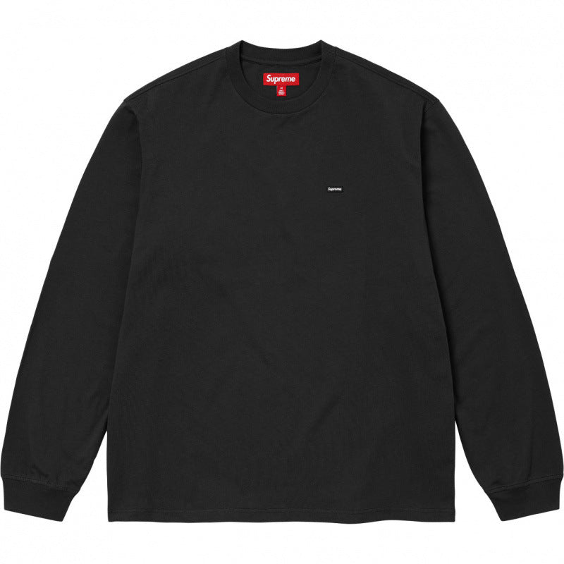 Supreme Small Box Logo Long Sleeve Top - Black