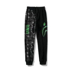 BAPE Shark Head Pants 3D Printed Casual Loose Men's and Women's Sports Casual Sanitary Pants Order Light Mature Casual Mid Waist (12)