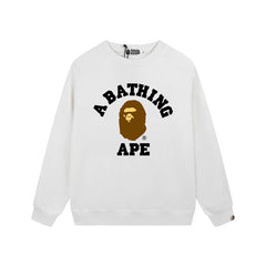 BAPE Classic College Logo Crewneck Sweatshirt (Black)