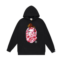 BAPE Baby Milo Pink Camo APE Head Pullover Hoodie