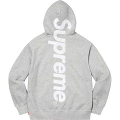 Supreme Vertical Logo Hooded Sweatshirt - Heather Grey