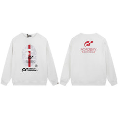 BAPE Academy Graphic Crewneck Sweatshirt