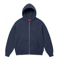 Supreme Small Box Zip Up Hooded Sweatshirt - Navy
