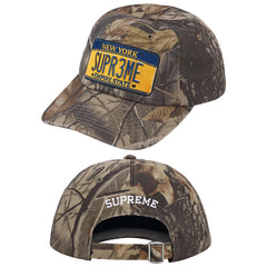 Supreme Realtree Camo License Plate 6-Panel Dad Hat