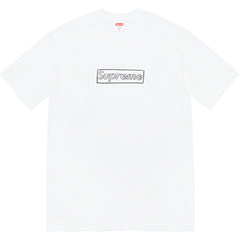 Supreme Chalk Box Logo Cotton Tee – White