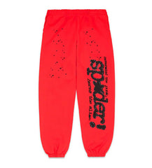 Sp5der P*nk Sweatpants V2 Red