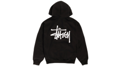 Stussy Basic Zip Hoodie Black