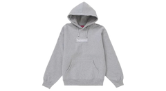 Supreme Box Logo Hoodie Heather Grey (FW24) (P)