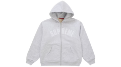 Supreme Arc Thermal Lined Zip Up Hoodie Ash Grey