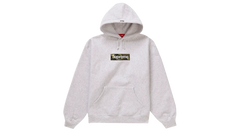 Supreme Box Logo Hoodie Ash Grey (FW23) (P)