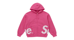 Supreme Big Logo Zip Up Hooded Sweatshirt Magenta (P)