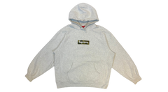 Supreme Box Logo Hoodie Ash Grey (FW23) (P)