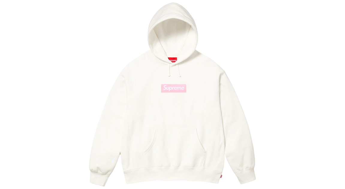 Supreme Box Logo Hoodie White (FW25)