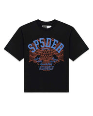 Sp5der Champions League Slub Tee Black/Blue