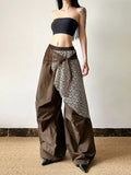 Sisjuly Retro Layered "Homeless-Chic" Slouchy Pants