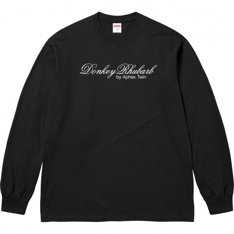 Supreme x Aphex Twin "Donkey Rhubarb" Long Sleeve Top - Black