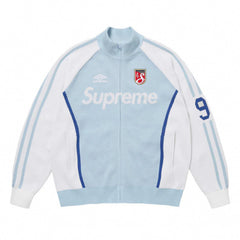 Supreme x Umbro Track Jacket - Light Blue / White