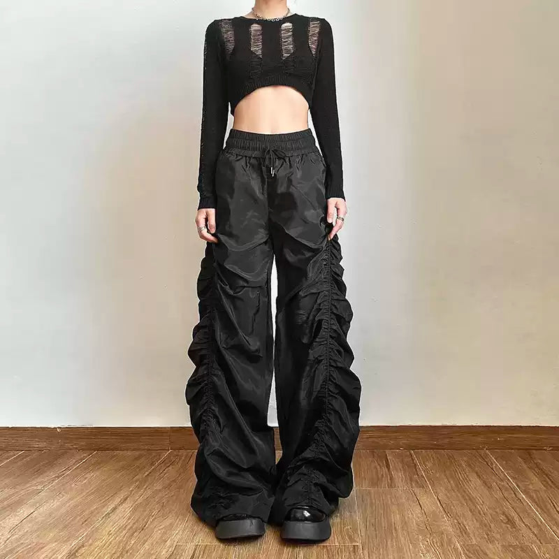 Sisjuly "It Girl" Slouchy High-Waist Flares