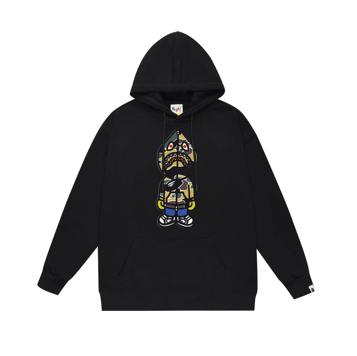 BAPE Baby Milo Shark Figure Pullover Hoodie