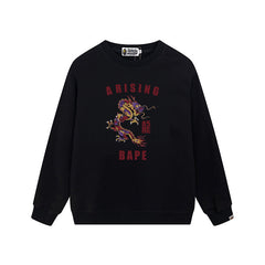BAPE Red Dragon Graphic Crewneck Sweatshirt