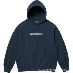 Supreme Motion Logo Hooded Sweatshirt - Navy