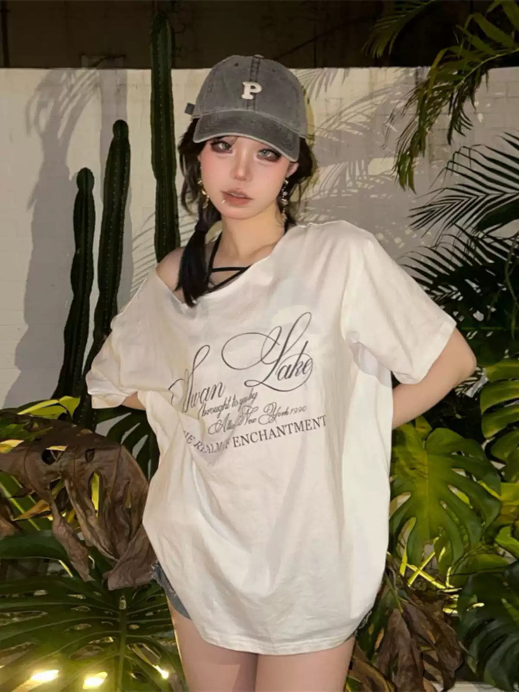 Sisjuly Sun-Kissed Vibrant Girl Oversized Casual T-Shirt