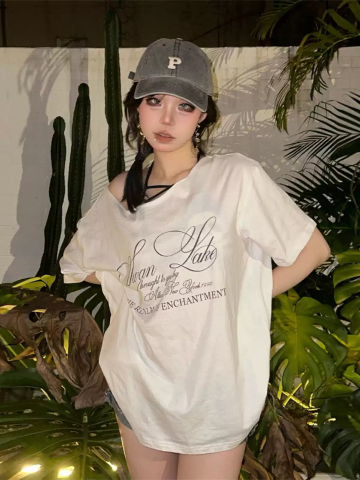 Sisjuly Sun-Kissed Vibrant Girl Oversized Casual T-Shirt