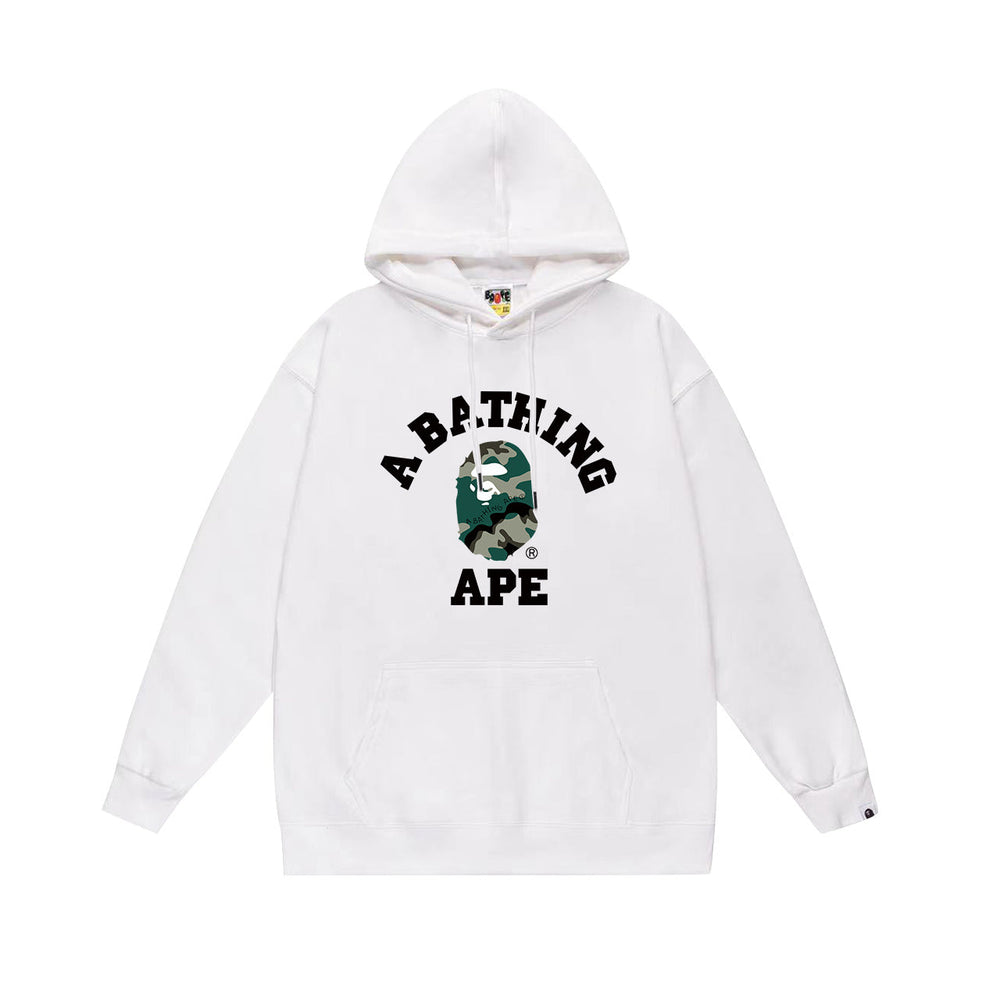 BAPE Blue Camo APE Head Pullover Hoodie