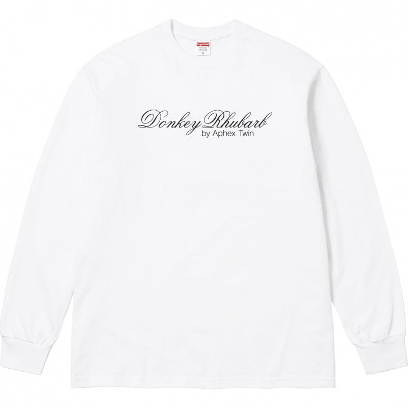 Supreme x Aphex Twin "Donkey Rhubarb" Long Sleeve Top - White