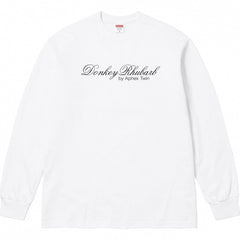 Supreme x Aphex Twin "Donkey Rhubarb" Long Sleeve Top - White