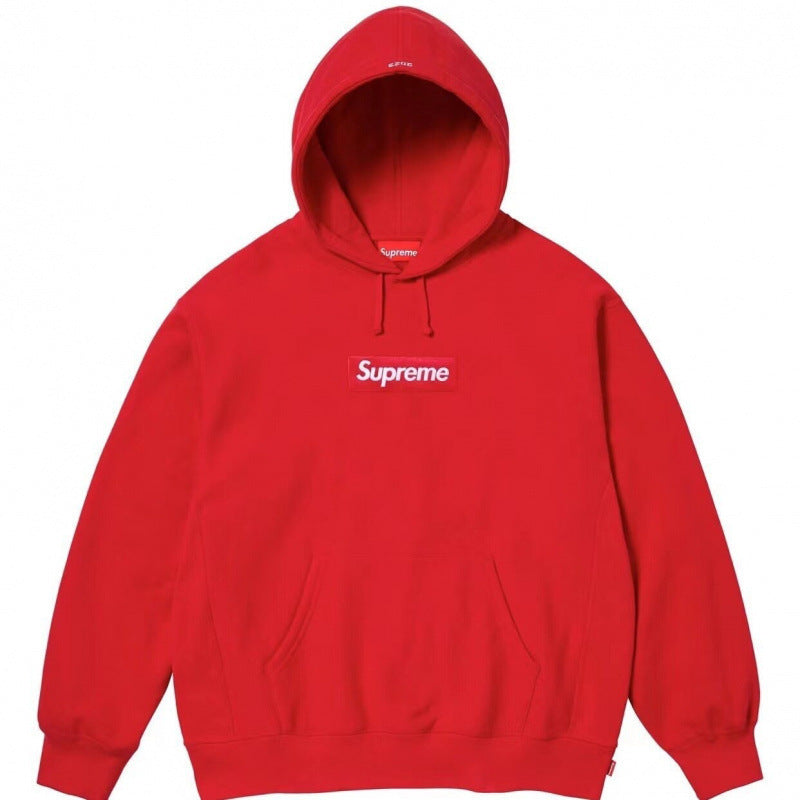 Supreme Box Logo Hooded Sweatshirt - Red