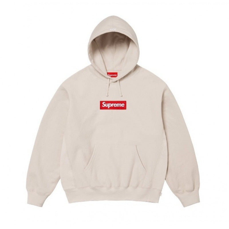 Supreme Box Logo Hooded Sweatshirt - Oat / Natural