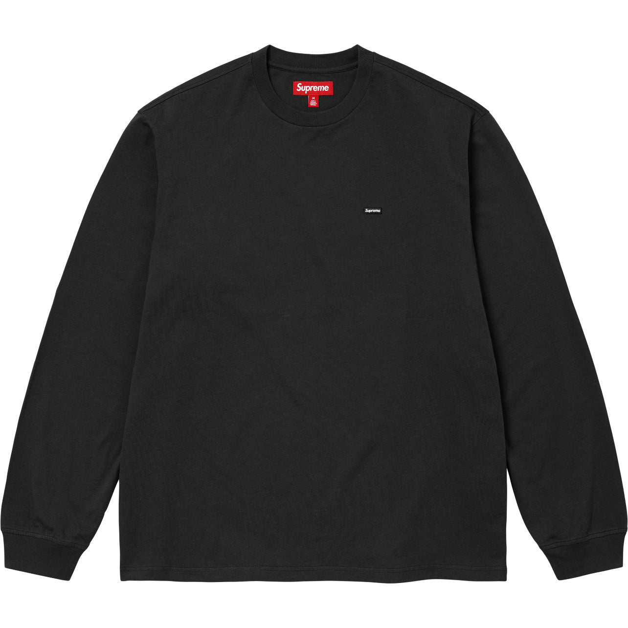 Supreme Small Box L/S Tee – Black