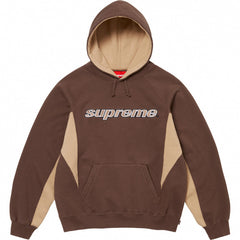 Supreme Outline Hooded Sweatshirt - Brown / Tan