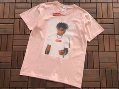 Supreme x NBA YoungBoy Photo T-Shirt - Light Pink