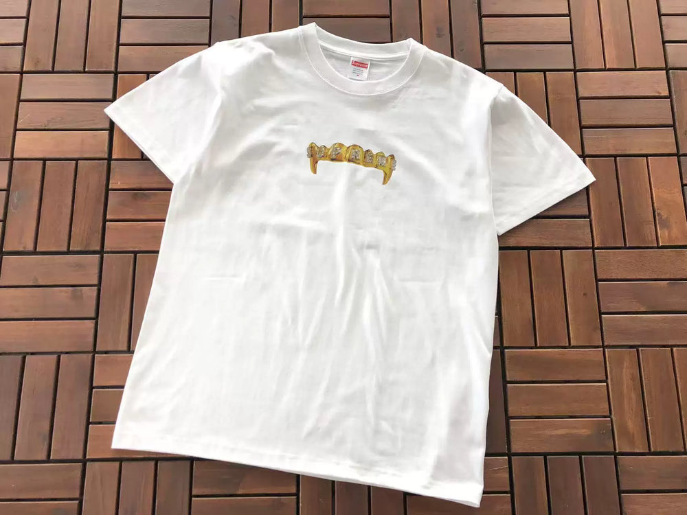 Supreme Gold Grills T-Shirt White