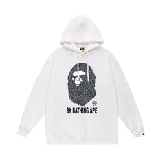 BAPE By Bathing Ape Leopard APE Head Pullover Hoodie