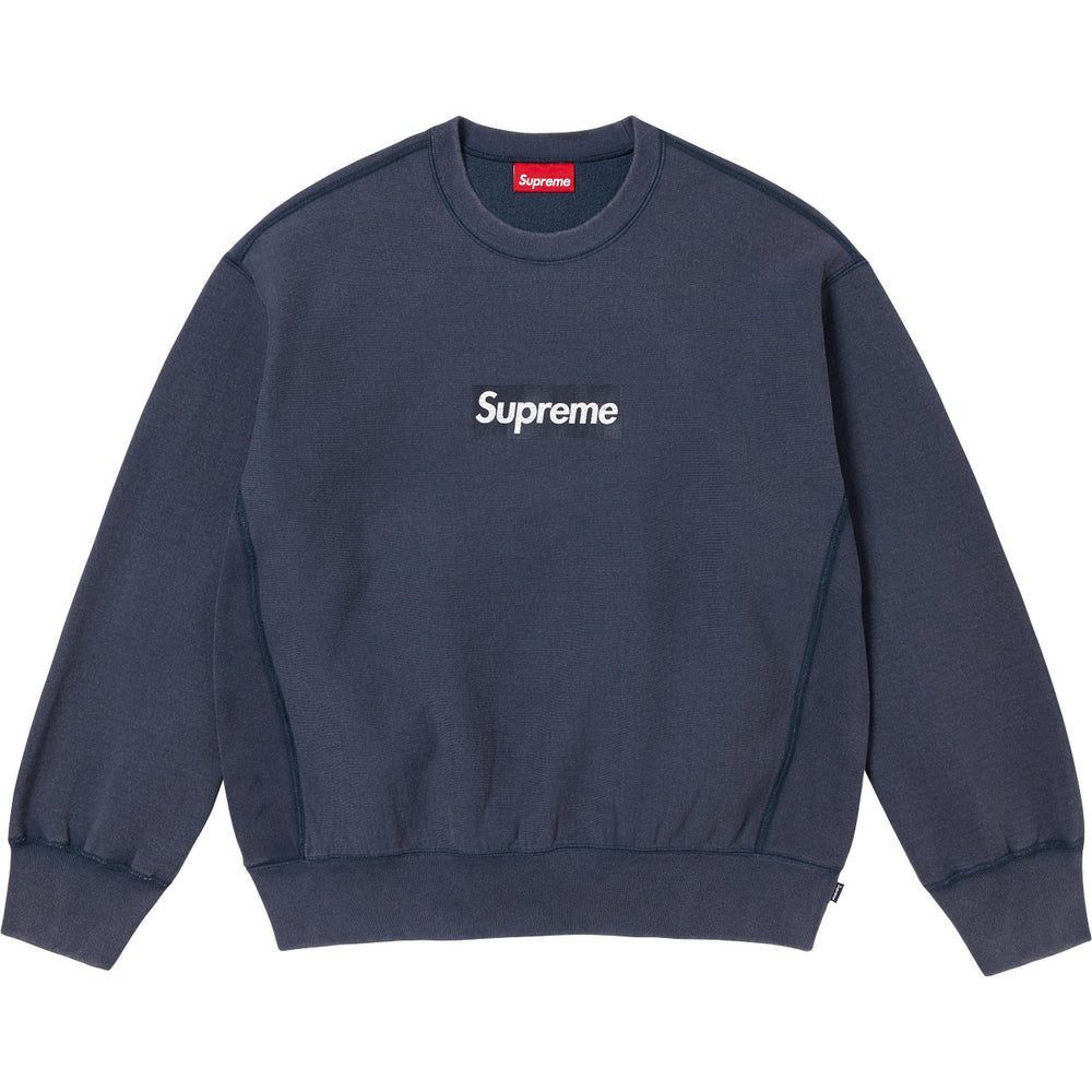 Supreme Inside Out Box Logo Crewneck – Navy