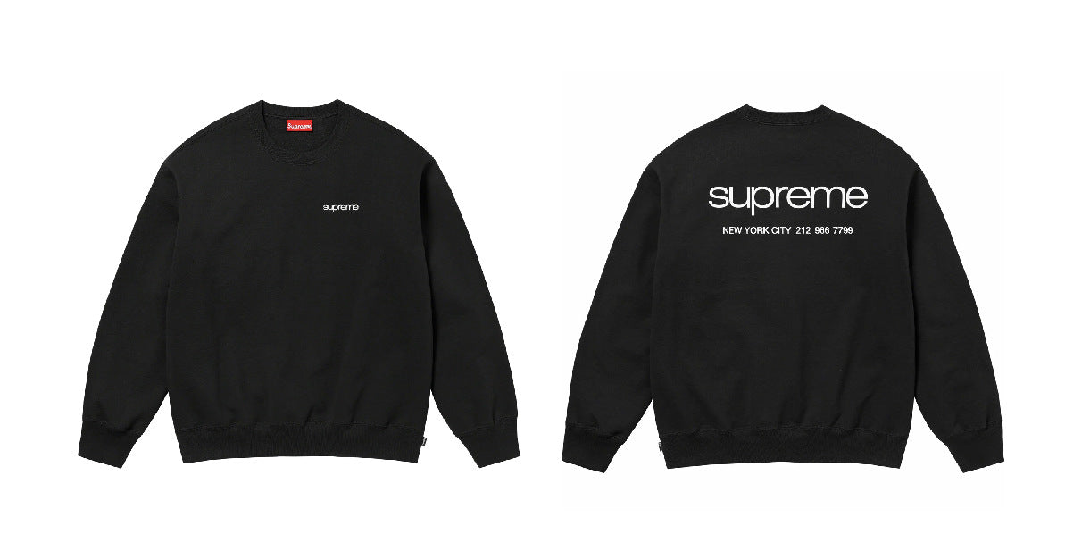 Supreme Shop Crewneck – Black